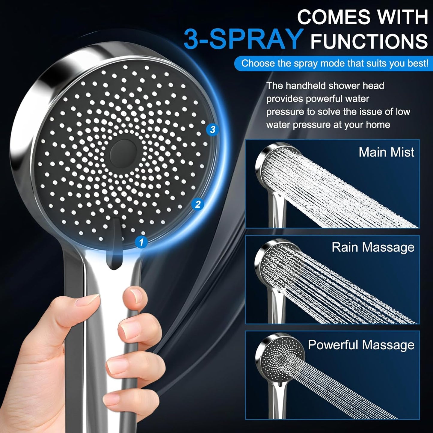 LUVA SHOWER HEAD LS-201